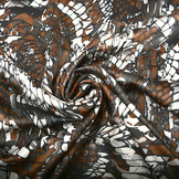 Stretch Satin Printed Multi color 2