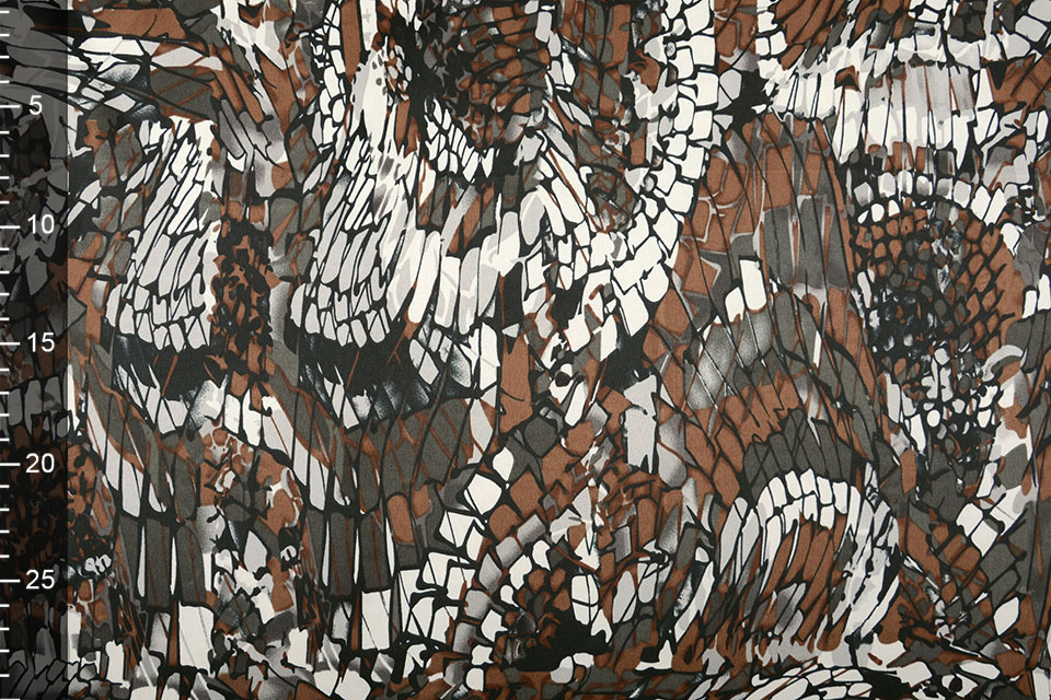 Stretch Satin Printed Multi color 2