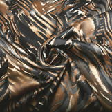 Stretch Satin Printed Multi color 4