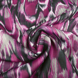 Stretch Satijn Bedrukt Multi color 6