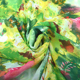 Chiffon Printed Oasis Green