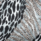 Stretch Satin Printed Multi color 53