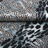 Stretch Satijn Bedrukt Multi color 53