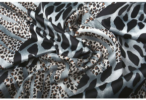 Stretch Satin Bedruckt Multicolor 53