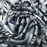 Stretch Satin Printed Multi color 38