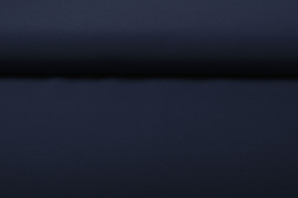 Crepe Stretch Twill Police Blue