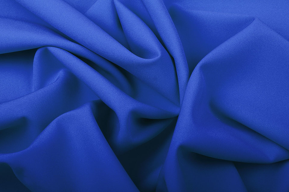 Crepe Stretch Royal Blue - YES Fabrics