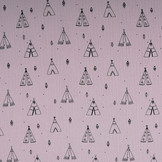 Double Gauze Fabric Teepee Tent Light Old Pink