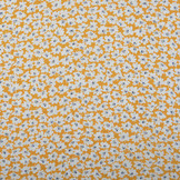 100% Viscose Chally  Flowers Ocher Yellow