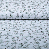 100% Gewassen Katoen Trandafiri Bloemen Oud Groen