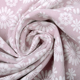 100% Gewaschene Baumwolle Bulatan Mandala Altflieder