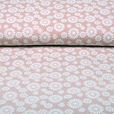 100% Gewassen Katoen Bulatan Mandala Oud Roze