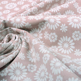 100% Washed Cotton Bulatan Mandala Old Pink