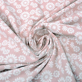 100% Washed Cotton Bulatan Mandala Old Pink