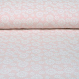 100% Gewassen Katoen Bulatan Mandala Licht Roze