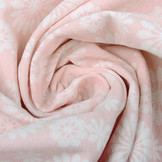 100% Gewassen Katoen Bulatan Mandala Licht Roze