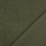 Cordstoff 16 W Armeegrün