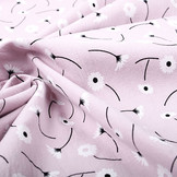 100% Gewassen Katoen Margarida Oud Lila