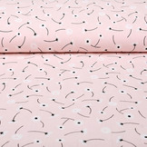 100% Washed Cotton Margarida Light Pink