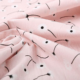 100% Washed Cotton Margarida Light Pink