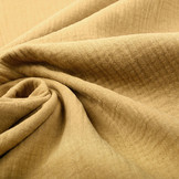 Double Gauze Fabric Mocha Brown