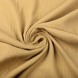 Double Gauze Fabric Mocha Brown