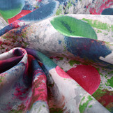 Cotton Viscose Djamboe Color