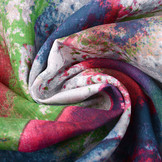 Cotton Viscose Djamboe Color