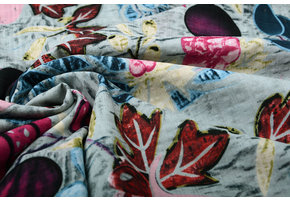 Katoen Viscose Khanoon Grijs