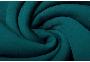 Sweatstoff Petrol Melange