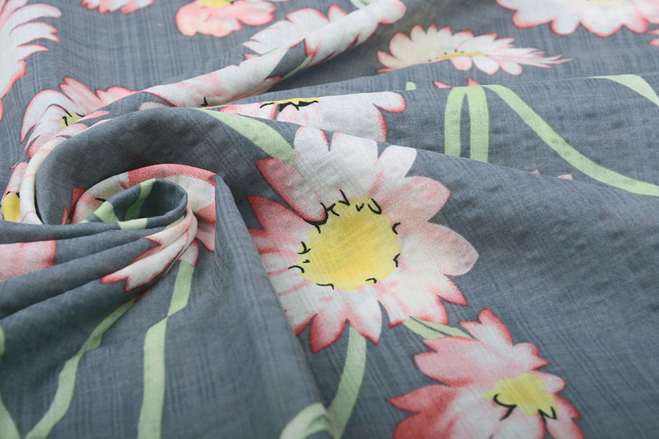 Katoen Viscose Cataleya Grijs