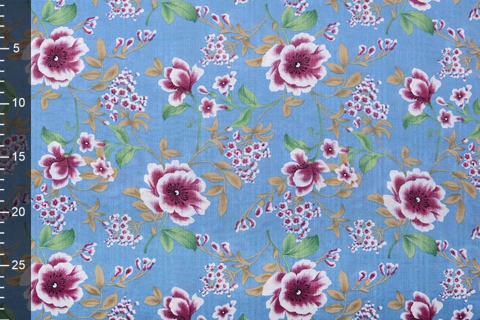 Cotton Viscose Amara Jeans Blue