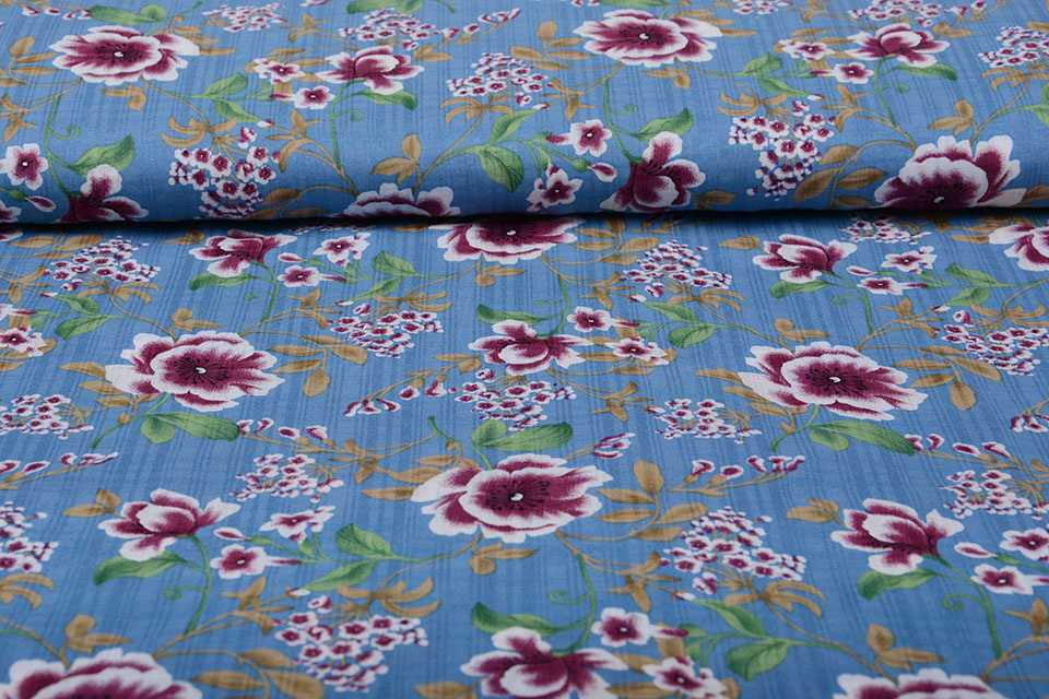 Cotton Viscose Amara Jeans Blue
