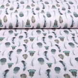 100% Digitaal Katoen Gashinsa Veren Roze