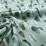 100% Digitaal Katoen Gashinsa Veren Groen