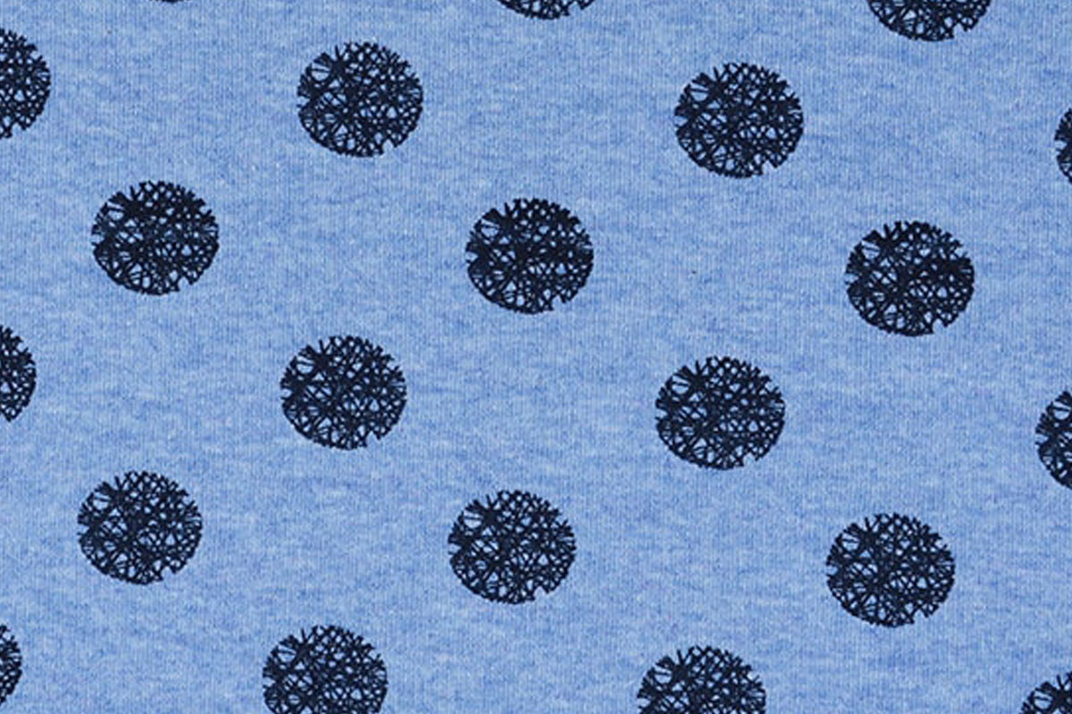 Jogging Paardebloem Blauw Melange