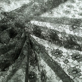 Spitze Ziedi Dunkel Grau Grün