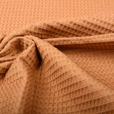 Waffle Pique Fabric Cognac