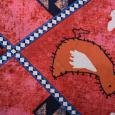 Batik Print Rood Blauw