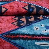 Batik Print Rood Blauw