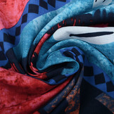 Batik Print Rood Blauw