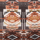 Cotton Viscose Kujundama Brown