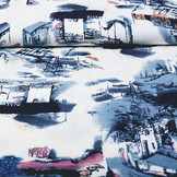 Baumwolle Viskose Birni Weiß