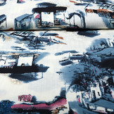 Katoen Viscose Birni Creme