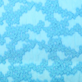 Geborduurd Chiffon Aurora Blauw