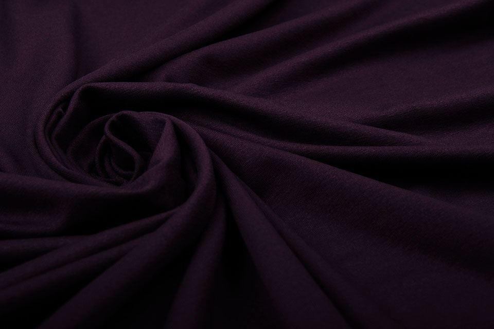 Viscose Jersey Donker Aubergine