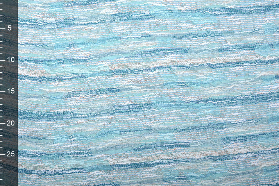 Bouclé - Jacquard Espacio Aqua