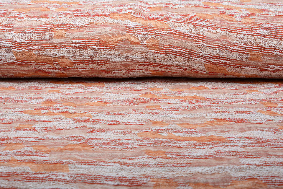 Bouclé - Jacquard Espacio Roest Brique
