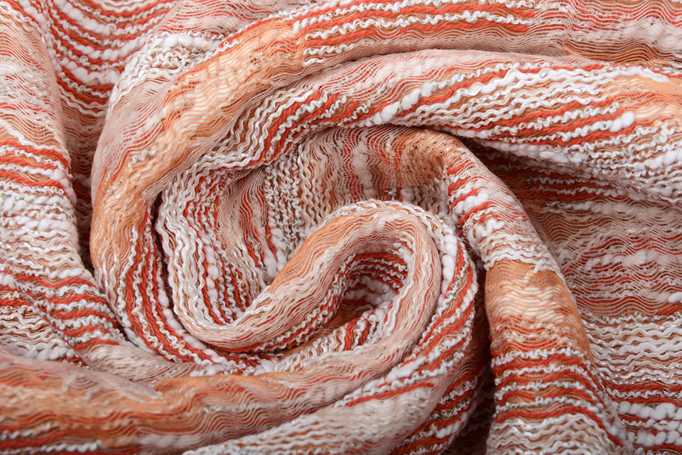 Bouclé - Jacquard Espacio Rust Brique