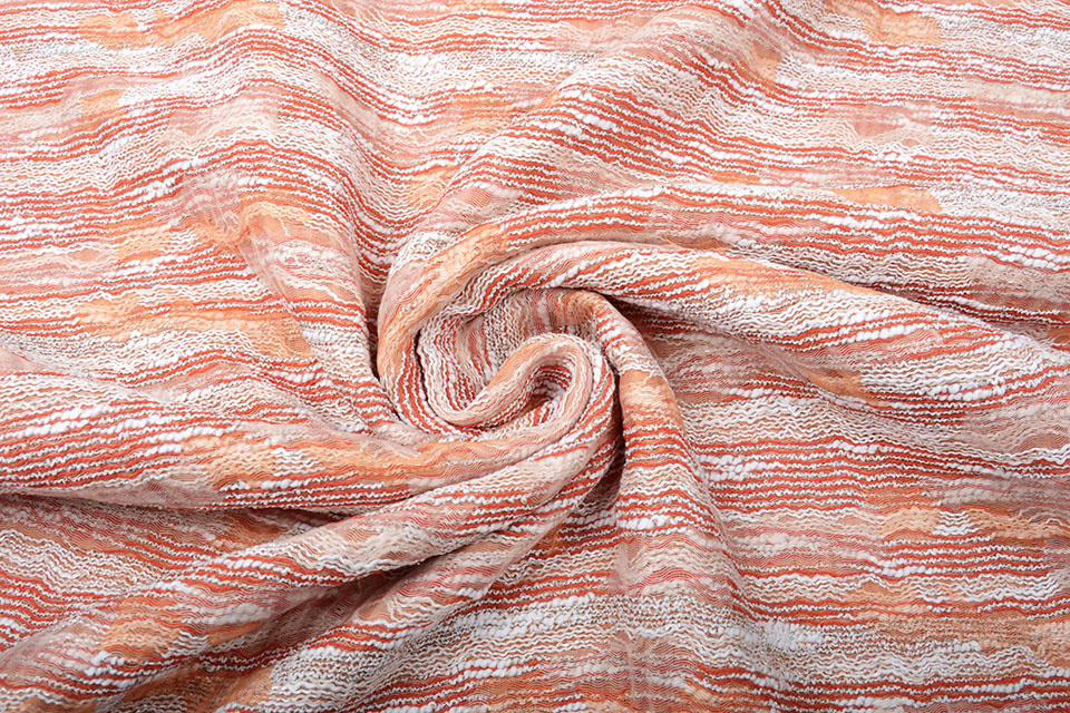 Bouclé - Jacquard Espacio Roest Brique